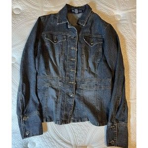HIGH SIERRA Dark Denim JEAN JACKET SIZE Small